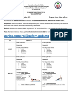 Planeación Didáctica Semana 4 y 5