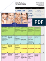 UHS April 2011 Activity Schedule