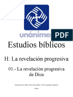 H.01. - La Revelacion Progresiva de Dios