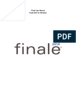 Manual Finale 2010