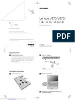 Lenovo B570e Quick Setup Manual