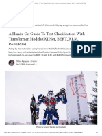 A Hands-On Guide To Text Classification With Transformer Models (XLNet, BERT, XLM, RoBERTa)
