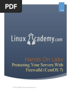 Protecting Your Servers With Firewalld (Centos 7) : Hands On Labs