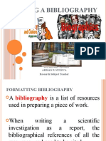 Writing A Bibliography: Arman P. Nuezca Research Subject Teacher