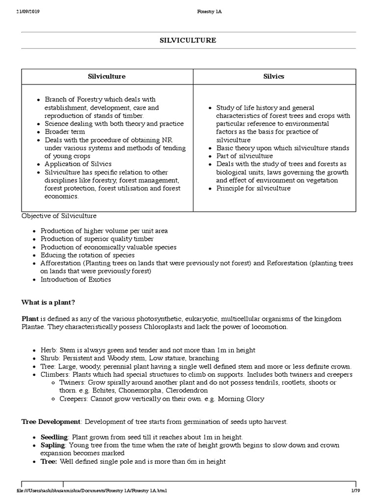 Understanding Silviculture Principles | PDF | Grafting | Seed