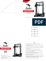 Ender-3 3D Printer: User Manual