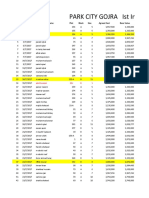 Park City Gojra Ist Invoice: SR# Date Name Plot Block Size Agreed Cost Base Value