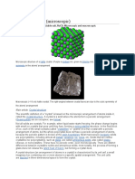 Crystal Structure (Microscopic) : Halite (Table Salt, Nacl) : Microscopic and Macroscopic