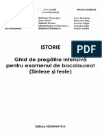 Istorie. Ghid de Pregatire Pentru Examenul de Bacalaureat