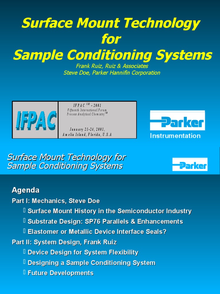 Surface Mount Technology For Sample Conditioning Systems | PDF | Valve ...