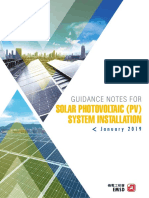 Solar Photovoltaic (PV) System Installation: Guidance Notes For