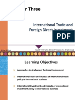 Chapter Three: International Trade and Foreign Direct Investment