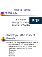 Introduction To Silicate Mineralogy