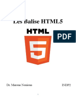 Les Balise HTML5