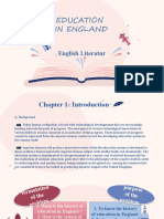 Education in England: English Literatur