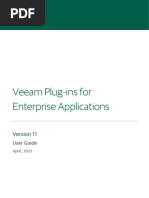 Veeam Backup 11.0 Plug-Ins User Guide