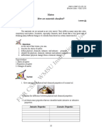 Matter How Are Materials Classified?: WMSU-ISMP-GU-001.00 Effective Date: 7-DEC-2016