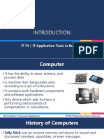 IT 74 - IT Application Tools in Business