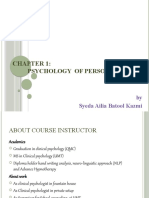 Personality Psychology Chapter 1