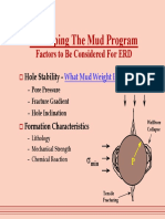 Developing an ERD Mud Program: Factors to Consider