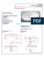 Ovalyn Undercounter Lavatory Vf-0470Lm: Vitreous China