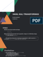 Hasil Kali Transformasi - Putri Dwiyanti - E1r019123