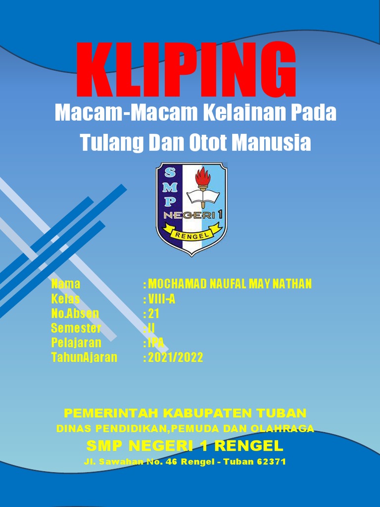 Cover Kliping SMPN 1 Rengel | PDF | Pengembangan Diri | Sains & Matematika