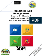 Org Mgt q2 Mod5 Different Controling Methods1 q2 Week 5