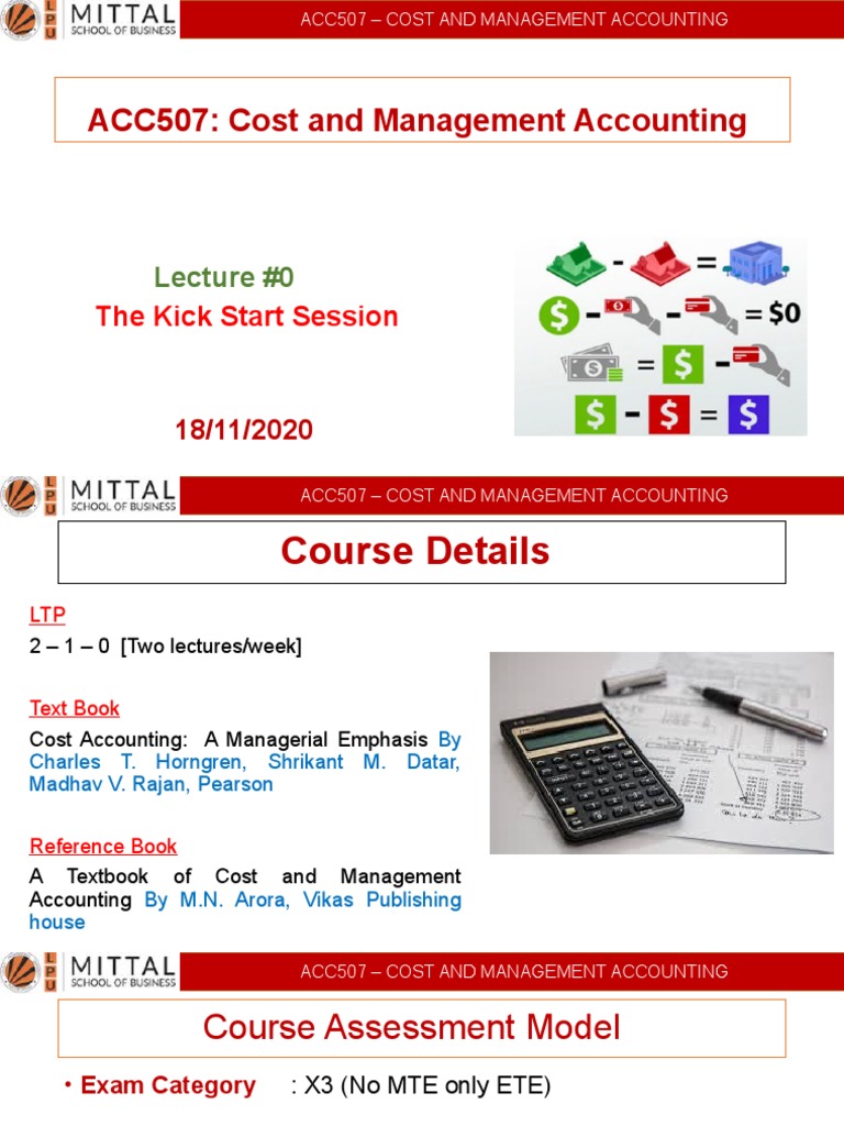Cost & Management Accounting Course | PDF | Airlines | Management ...