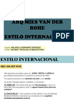 Mies Van Der Rohe-ESTILO INTERNACIONAL