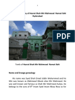 The Brief Biography of Hadrat Shah Mir Mahmood Namat Ilahi Hyderabad