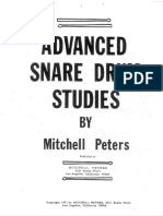 Advanced Snare Drum - Peters