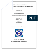 Labour Law Reform Research Paper
