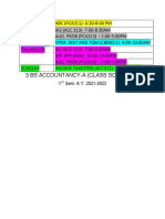 3 Bs Accountancy-A (Class Schedule)