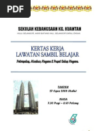 Surat Kiriman Rasmi Permohonan Mengadakan Lawatan Sambil 