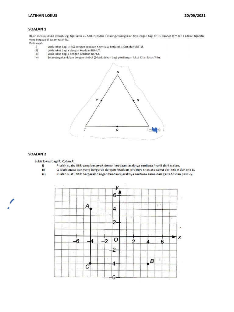 Latihan Lokus 20092021 | PDF