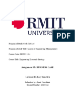 Assignment 02 EES Business Case 1