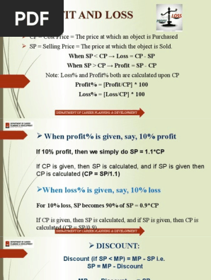 Profit and Loss
