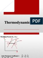 Throttling Adiabatic Process