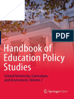2020 Book HandbookOfEducationPolicyStudi