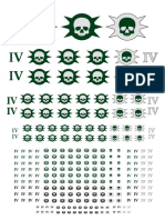 Death Guard Logo Sheet