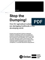 Stop The Dumping! How EU Agricultural Subsidies Are Damaging Livelihoods in The Developing World