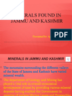 Minerals Found in Jammu and Kashmir