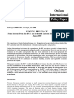 Oxfam International: Policy Paper