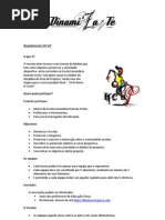 Regulamento Torneio Futebol