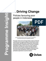 Driving Change: Policies Favouring Poor People in Indonesia