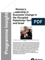Women's Leadership in Economic Change in The Occupied Palestinian Territories and Israel
