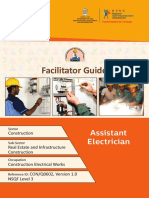 Facilitator Guide - CONQ0602 - Assistant-Electrician - 21.03.2018