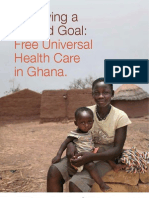 Achieving A Shared Goal: Free Universal Healthcare in Ghana