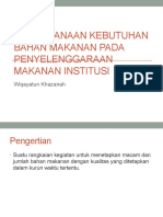 Perencanaan Kebutuhan BM